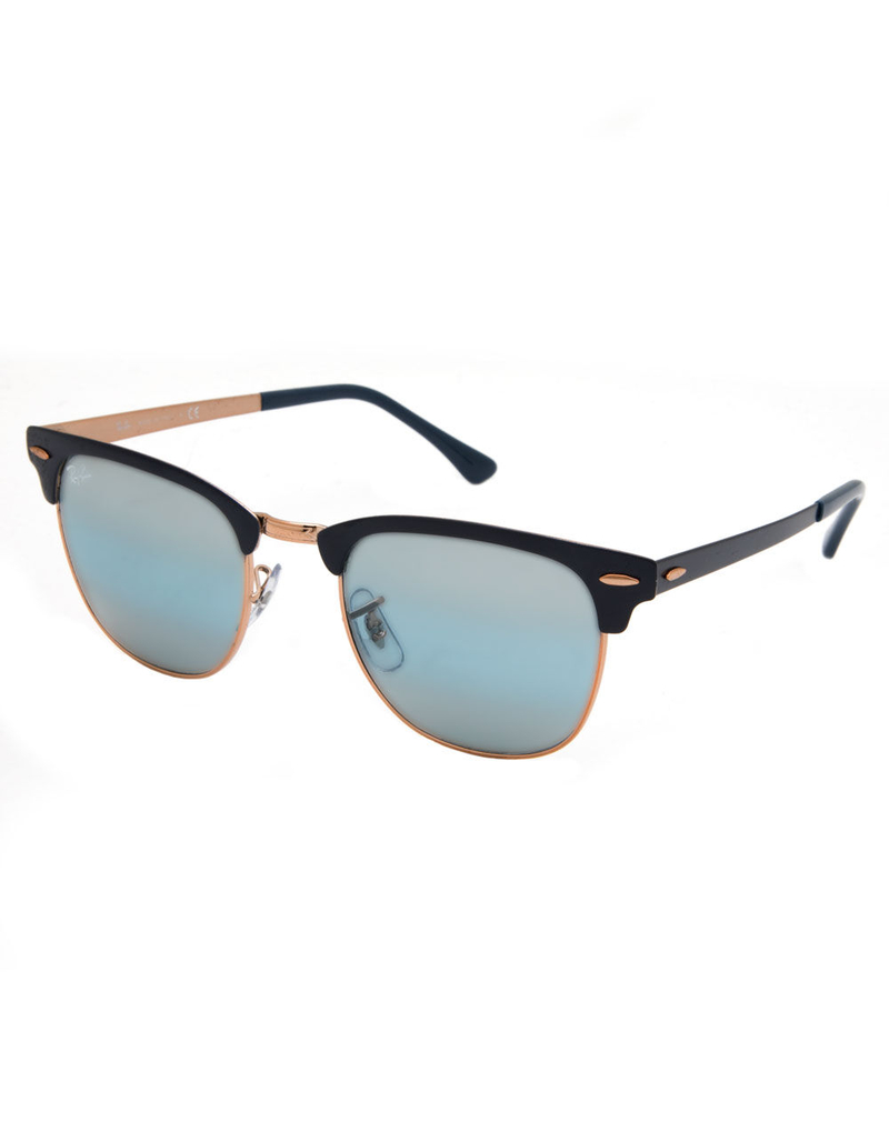 RAY-BAN Clubmaster Metal Dark Blue Sunglasses image number 0