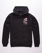 RIOT SOCIETY Dark Flamingo Mens Hoodie image number 2