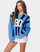 EDIKTED Larson Oversized Polo Sweater image number 3