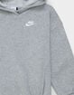NIKE Sportswear Club Fleece Girls Oversized Hoodie image number 2