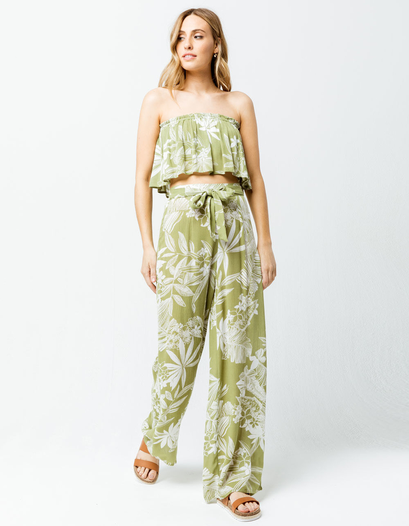 PATRONS OF PEACE Floral Womens Wide Leg Pants image number 3
