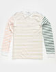 OBEY Marcel Stripe Mens Rugby Shirt image number 1
