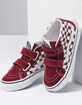 VANS Checkerboard Sk8-Mid Reissue Kids Velcro Shoes image number 4