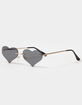 BLUE CROWN Flaming Heart Novelty Sunglasses image number 1
