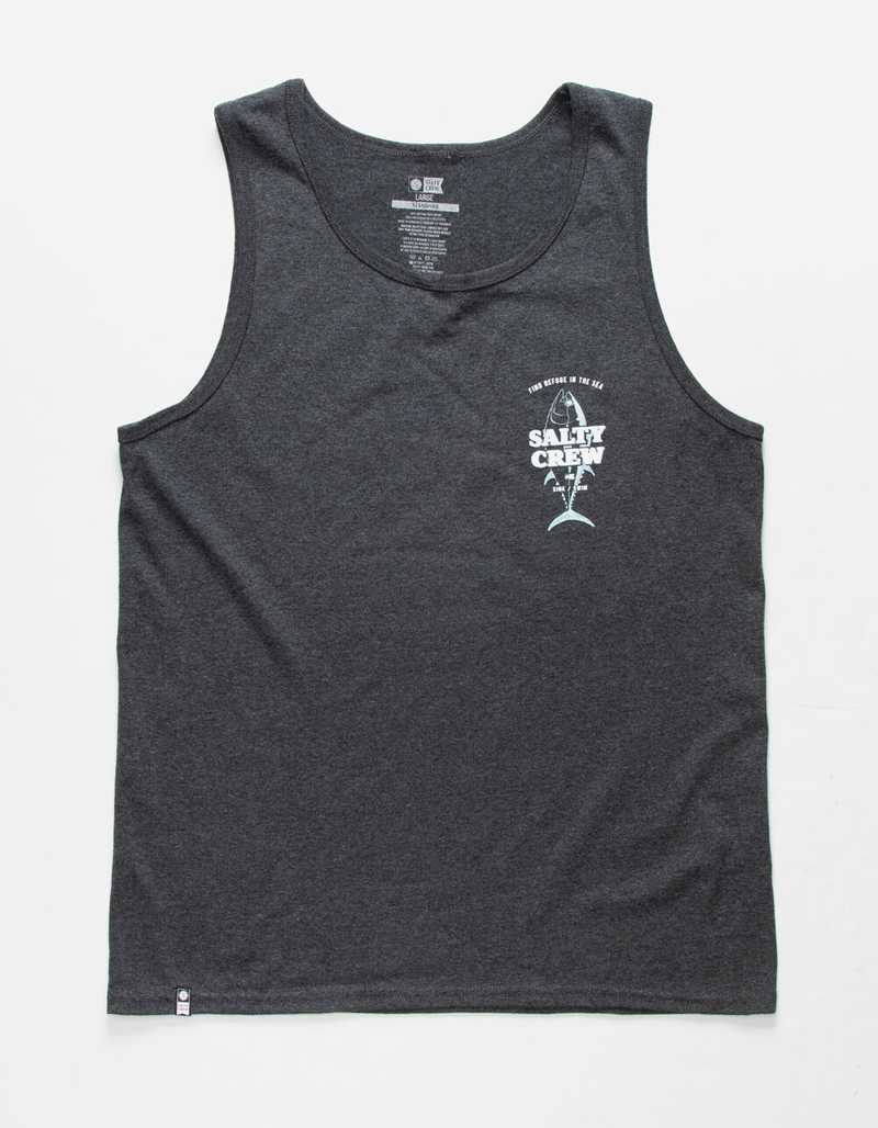 SALTY CREW Tank Up N Down Mens Charcoal Tank Top image number 1