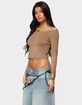 EDIKTED Tahlia Off Shoulder Top image number 2