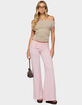 EDIKTED Zory Striped Backless Off Shoulder Top image number 5