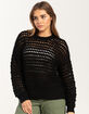 FULL TILT Essentials Open Knit Womens Pullover Sweater image number 1
