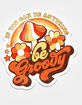 WHATEVER CO. Be Groovy Sticker image number 2