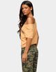 EDIKTED Netherlands Off Shoulder Tee image number 3