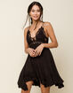 FREE PEOPLE Adella Black Slip Dress image number 1
