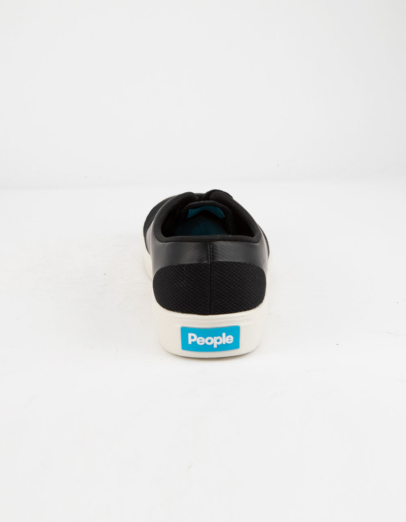 PEOPLE FOOTWEAR Stanley Really Black & Picket White Mens Shoes image number 4