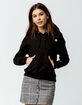 CHAMPION Reverse Weave Black Womens Hoodie image number 2