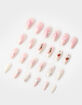 NEVER HAVE I EVER Strawberries N Cr&egrave;me Almond Press-On Nails image number 1