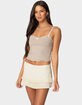 EDIKTED Alara Lace Trim Tank Top image number 4