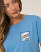 SALTY CREW Fish Stamp Womens Boyfriend Tee image number 3