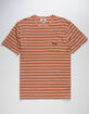 VISSLA Graves II Orange Mens Pocket Tee image number 1