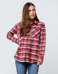 BURTON Grace Rose Womens Flannel Shirt image number 2