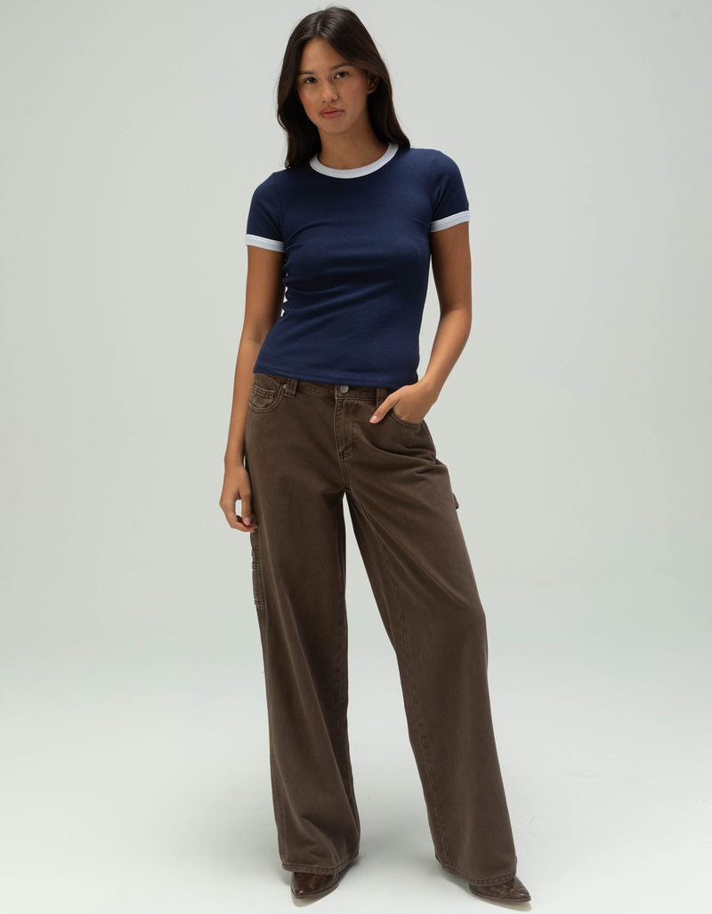 TILLYS Womens Ringer Tee image number 1