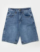 RSQ Mens Loose Denim Carpenter Shorts image number 1