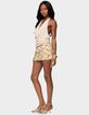 EDIKTED Irina Stud Cowl Neck Halter Top image number 4