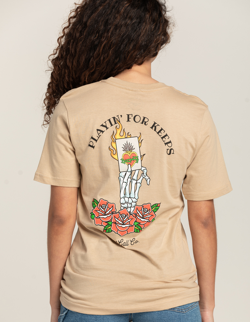 LAST CALL CO. Playin For Keeps Womens Tee image number 0