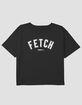 MEAN GIRLS Fetch Collegiate Girls Crop Tee image number 1