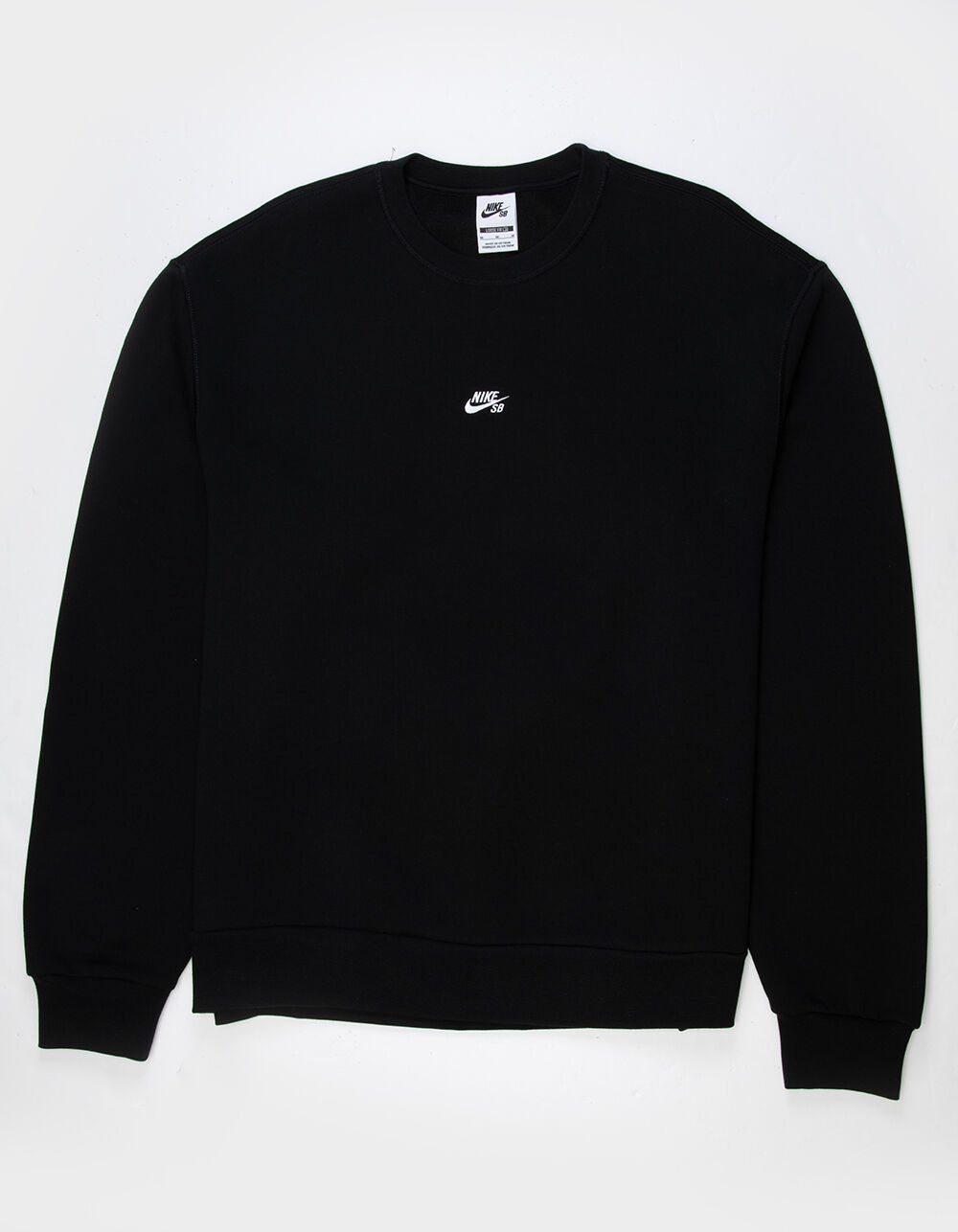 NIKE SB Logo Mens Crewneck Sweatshirt - BLACK | Tillys