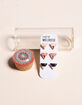 WEST OF MELROSE 3 Pairs Triangle Stud Earrings image number 2