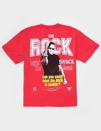 WWE The Rock Mens Boxy Tee Primary Image