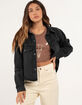 STOOSH Womens Crop Denim Shacket image number 1