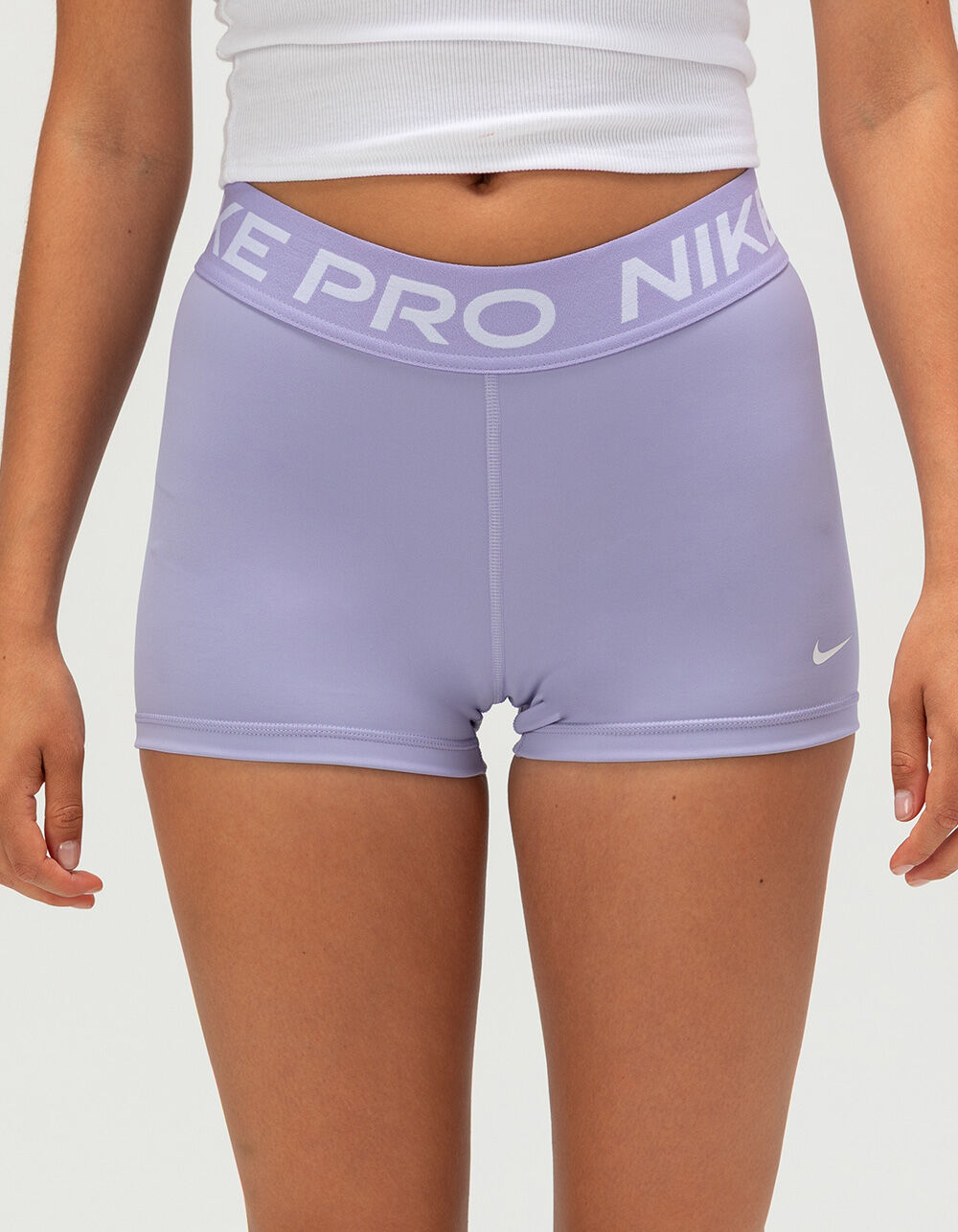 purple nike compression shorts
