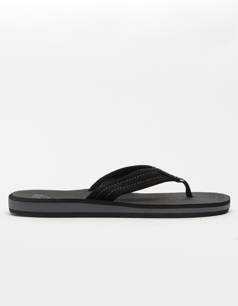 QUIKSILVER Carver Suede Mens Flip Flops image number 1