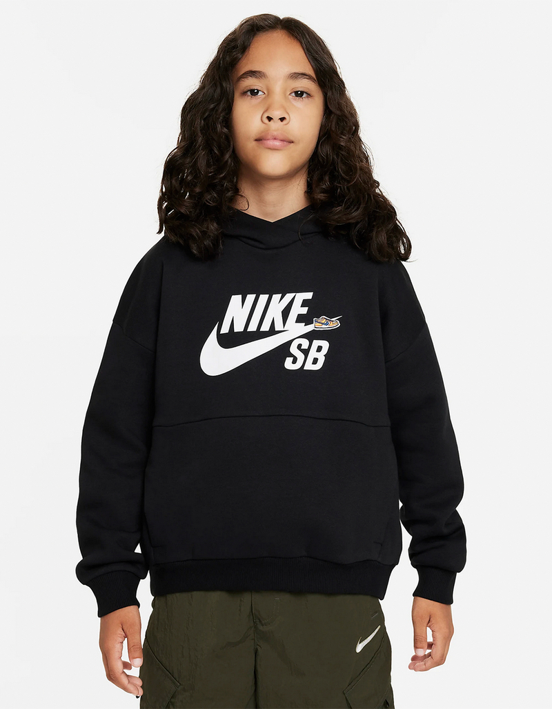 NIKE SB Icon Fleece Boys Pullover Hoodie image number 2