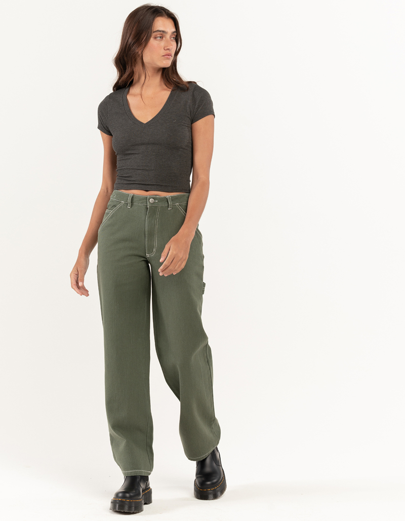 RSQ Womens High Rise Relax Carpenter Pants image number 0