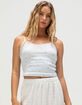 NECTAR CLOTHING Lacey Pointelle Womens Cami image number 1