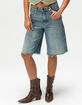 WRANGLER Womens High Rise Jorts image number 2