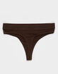 FULL TILT Waistband Cotton Thong image number 2