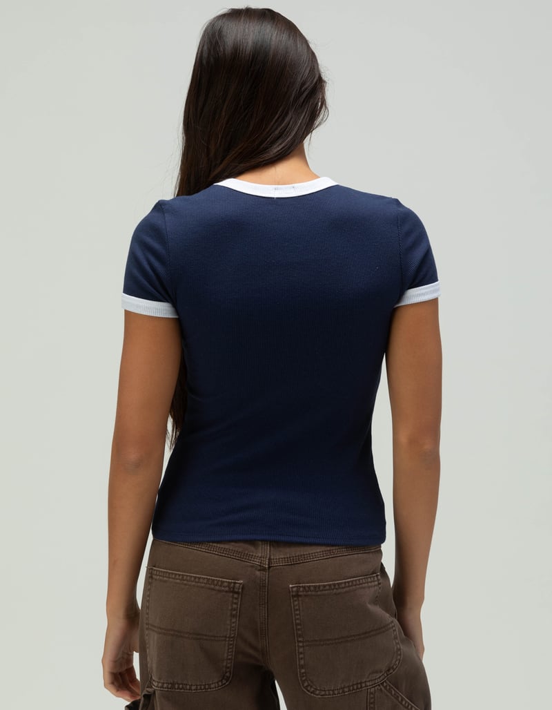 TILLYS Womens Ringer Tee image number 3