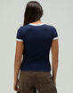 TILLYS Womens Ringer Tee image number 4