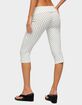 EDIKTED Eloisa Polka Dot Foldover Capri Pants image number 3