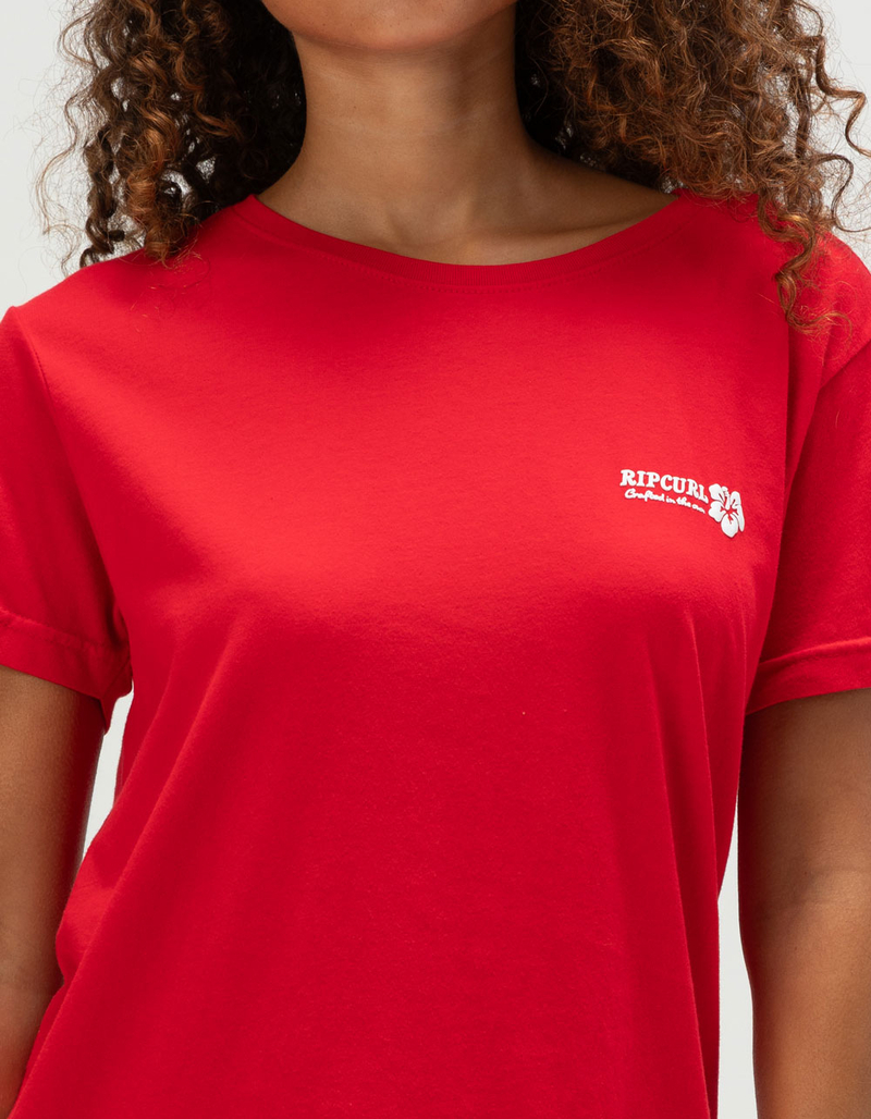 RIP CURL Hibiscus Heat Womens Tee image number 2
