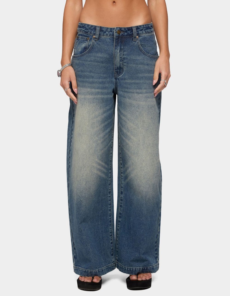 EDIKTED Sabira Low Rise Baggy Jeans image number 0