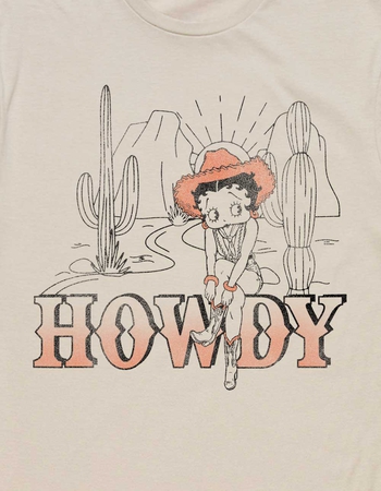 BETTY BOOP Howdy Desert Unisex Tee Alternative Image