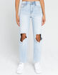 RSQ High Rise Womens Straight Leg Jeans image number 2
