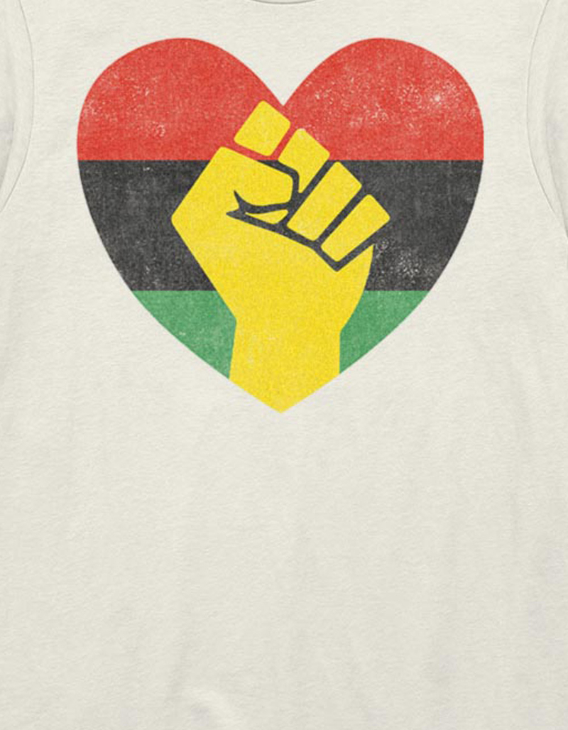 JUNETEENTH Heart  Unisex Tee image number 1