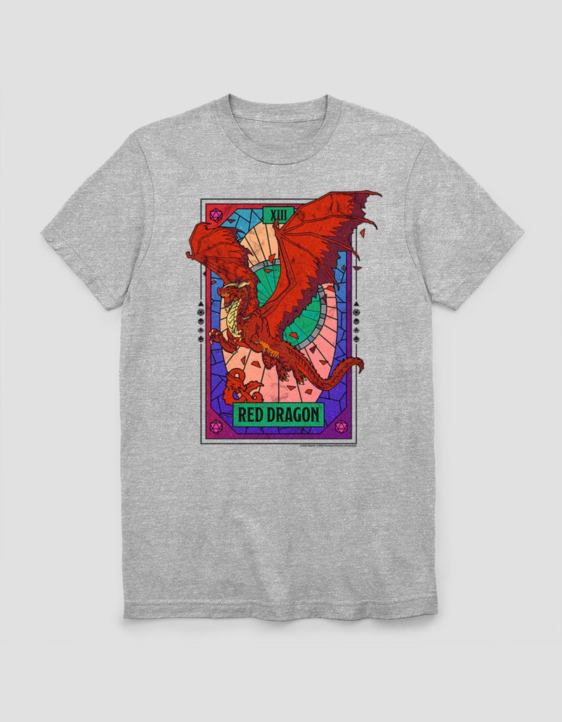 DUNGEONS & DRAGONS Red Dragon Tarot Unisex Tee image number 0