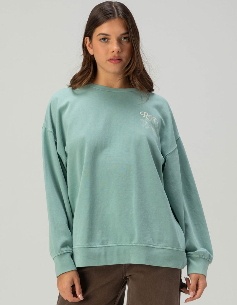 ROXY Coastal Motif Womens Crewneck Sweatshirt image number 1