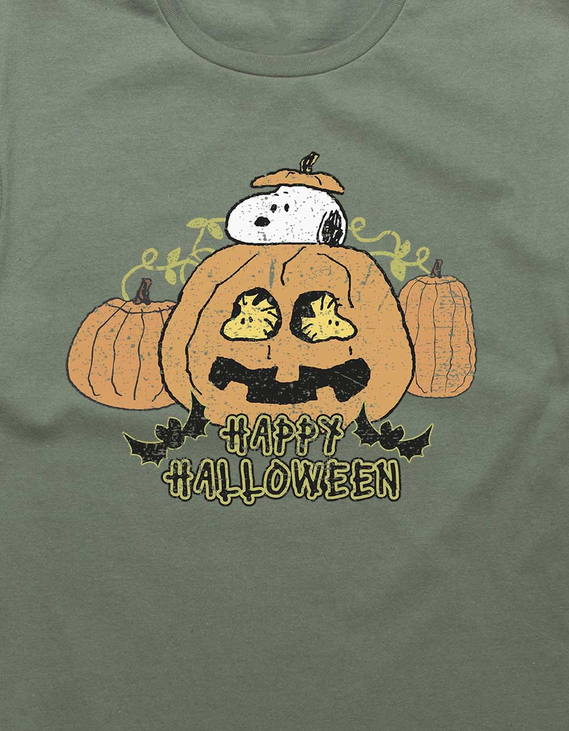 PEANUTS Happy Halloween Distressed Unisex Tee image number 1