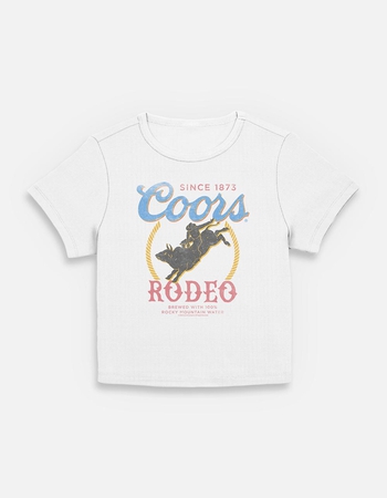 COORS Rodeo Womens Baby Tee Primary Image